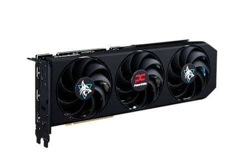 PowerColor Radeon RX 9060 XT Hellhound OC 16GB GDDR6 Black image