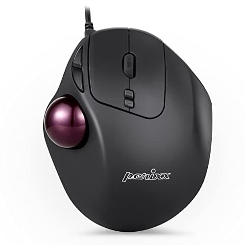 Perixx PERIMICE-517 Wired Trackball Mouse image