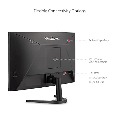 ViewSonic VX2468-PC-MHD 24" 1080p 165Hz VA Curved Monitor image
