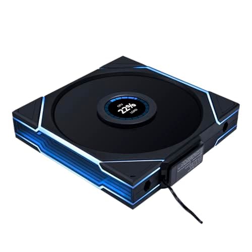 Lian Li UNI FAN TL WIRELESS LCD 140mm REVERSE BLADE Black image