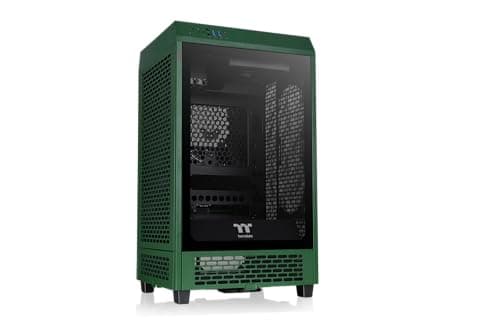 Thermaltake The Tower 200 Mini-ITX Tower Green Tempered Glass Side Panel main image