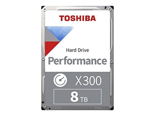 Toshiba X300 8TB HDD 7200RPM 3.5" SATA 6.0 Gb/s Internal image