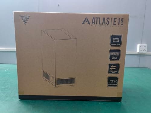 GAMDIAS ATLAS E1 ATX Mid Tower White with Tempered Glass Side Panel and USB 3.2 Gen 1 Type-A Front Panel image