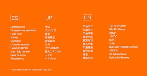 ID-COOLING IS-40X Air 45mm Black / White image