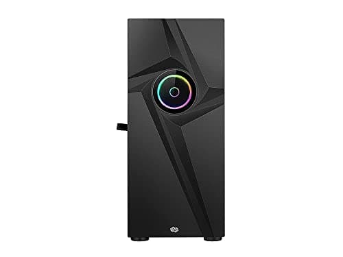 BGears b-Vortex-RGB ATX Mid Tower Black with Tempered Glass Side Panel and USB 3.2 Gen 1 Type-A, USB 2.0 Type-A Front Panel image