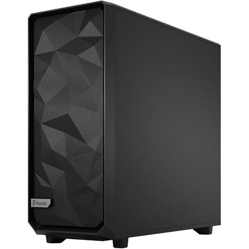 Fractal Design Meshify 2 XL ATX Full Tower Black with Tinted Tempered Glass Side Panel and USB 3.2 Gen 2 Type-C, USB 2.0 Type-A image