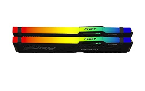 Kingston FURY Beast RGB Black DDR5-5600 CL36 128GB (2x64GB) image