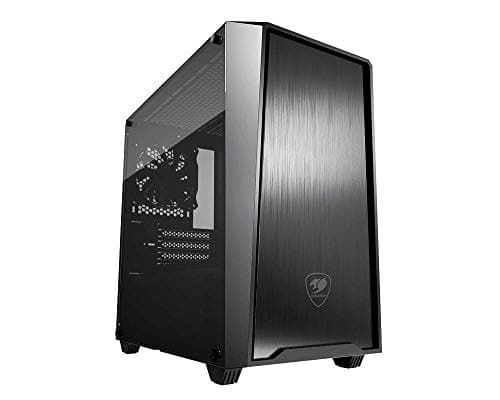 Cougar MG130-G Micro ATX Mini Tower Black with Tempered Glass Side Panel and USB 3.2 Gen 1 Type-A, USB 2.0 Type-A Front Panel main image