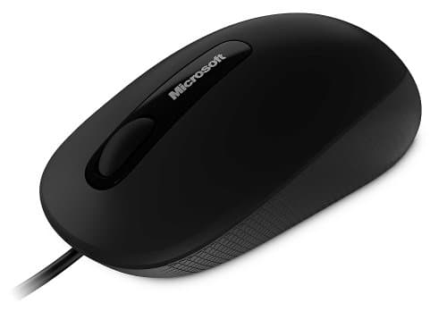 Microsoft S9J-00001 Wired Optical Black Mouse image