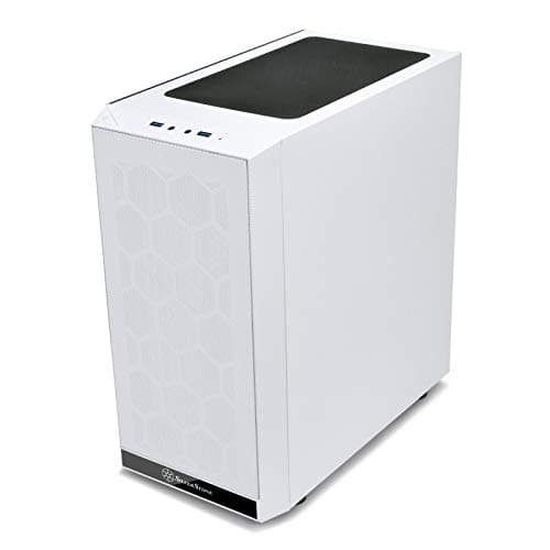 Silverstone PS15 Micro ATX Mid Tower White with Tempered Glass Side Panel and USB 3.2 Gen 1 Type-A Front Panel image
