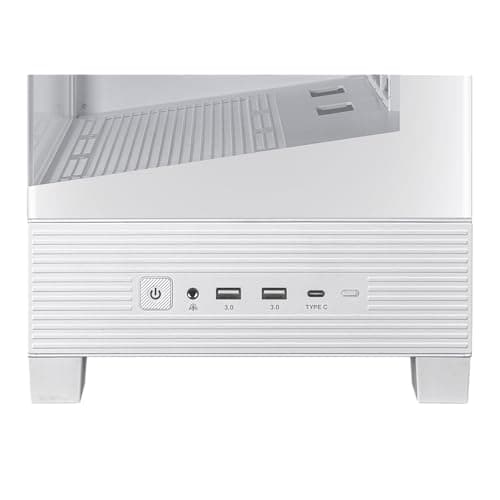 Asus A31 ATX Mid Tower White with Tempered Glass Side Panel and USB 3.2 Gen 1 Type-A Front Panel image