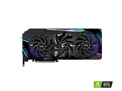 Gigabyte AORUS MASTER GeForce RTX 3080 LHR 12GB GDDR6X Black image
