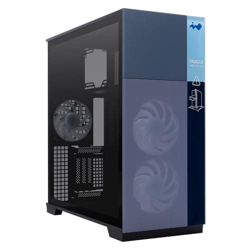 In Win F5 ATX Full Tower Black with Tempered Glass Side Panel and Front Panel USB 3.2 Gen 2x2 Type-C, USB 3.2 Gen 1 Type-A main image