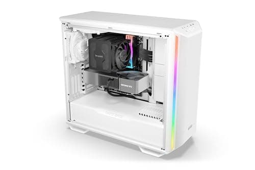 be quiet! Dark Base 701 ATX Mid Tower White Tempered Glass Side Panel image