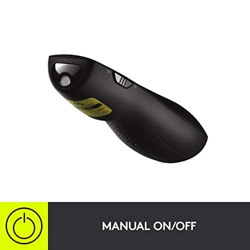 Logitech Professional Presenter R800, Wireless Presentation Clicker Remote with Green Laser Pointer and LCD Display image