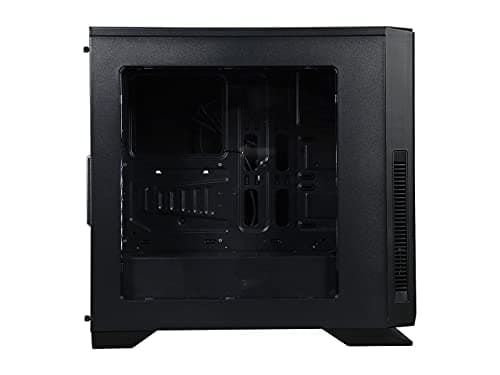 DIYPC Silence ATX Mid Tower Black with Acrylic Side Panel and USB 3.2 Gen 1 Type-A, USB 2.0 Type-A image