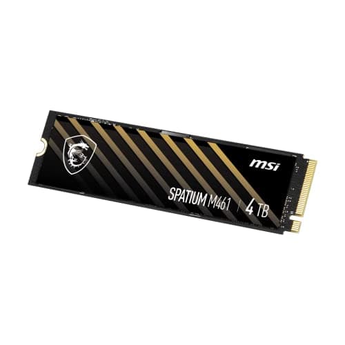MSI SPATIUM M461 4TB SSD M.2-2280 PCIe 4.0 x4 NVMe image