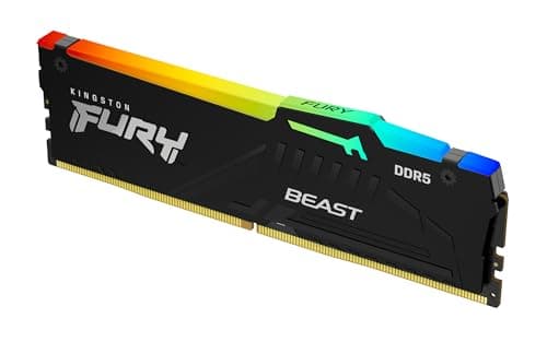 Kingston FURY Beast RGB Black DDR5-6000 CL30 8GB (1x8GB) main image
