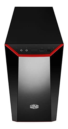 Cooler Master MasterBox Lite 3.1 Micro ATX Mid Tower Black/Red Tempered Glass Side Panel image