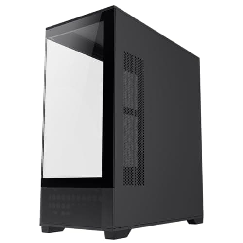 GameMax Vista AB ATX Mid Tower Black Tempered Glass Side Panel image