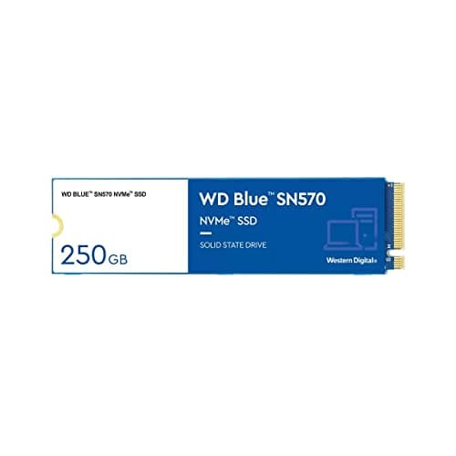 Western Digital Blue SN570 250GB M.2-2280 SSD PCIe 3.0 x4 NVMe main image