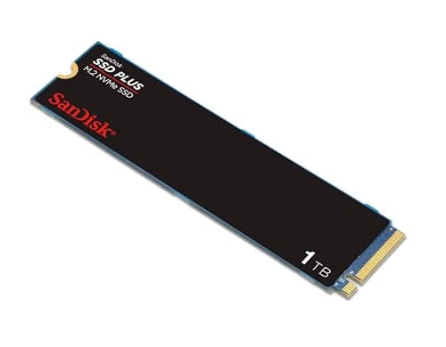 SanDisk SSD PLUS 1TB M.2-2280 SSD PCIe 3.0 x4 NVMe image