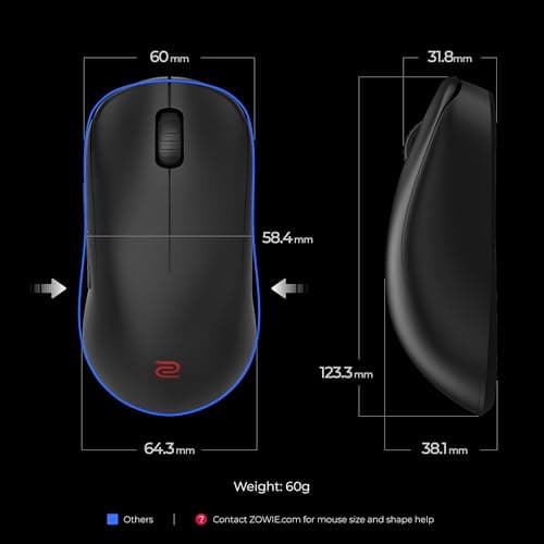 BenQ Zowie S2-DW Wireless Optical Mouse image
