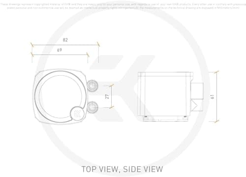 EK EK-Nucleus Water 360mm Lux D-RGB 72 CFM White image