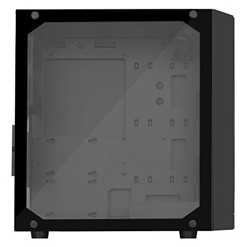 Silverstone PS15 Micro ATX Mid Tower Black with Tempered Glass Side Panel and USB 3.2 Gen 1 Type-A Front Panel image