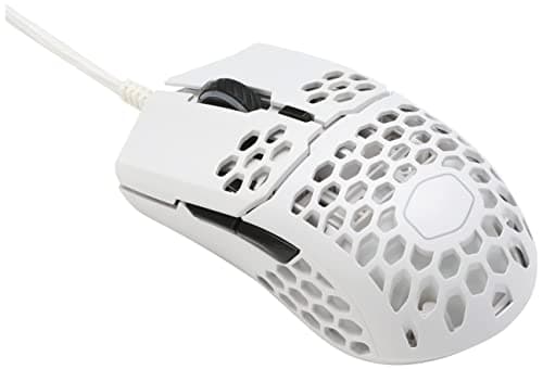 Cooler Master MM711 Matte White Wired Optical Mouse image