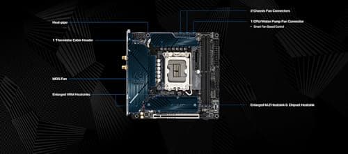 ASRock Z790I Lightning WiFi LGA1700 DDR5 Mini ITX image