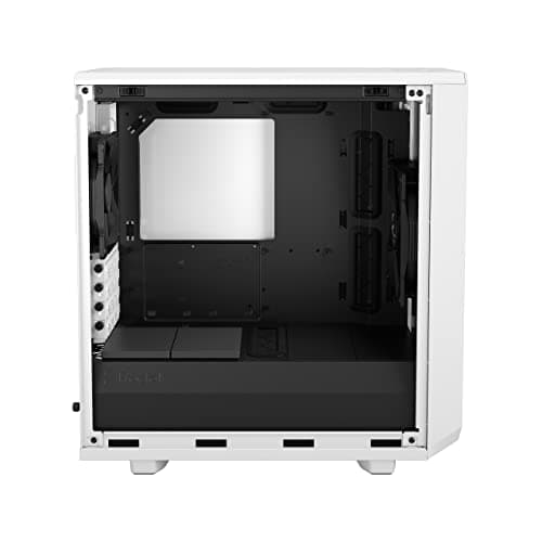 Fractal Design Meshify 2 Mini MicroATX Mid Tower White/Black Tempered Glass Side Panel, USB 3.2 Gen 2 Type-C and USB 3.2 Gen 1 Type-A image