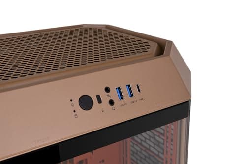 Thermaltake The Tower 300 MicroATX Mini Tower Tempered Glass Side Panel - Gravel Sand image