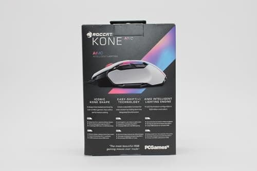 ROCCAT Kone AIMO Remastered White Wired Optical Gaming Mouse image
