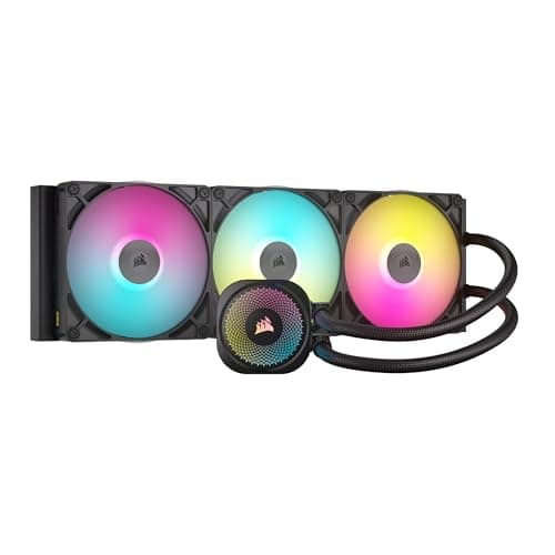 Corsair iCUE LINK TITAN Water 420mm RX RGB 94.7 CFM Black AIO Liquid Cooler main image