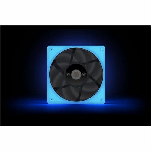 Thermaltake TOUGHFAN 12 120mm Black 53.75 CFM RGB 3-Pack image