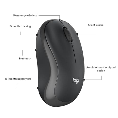 Logitech M240 Silent Bluetooth Wireless Optical Mouse image
