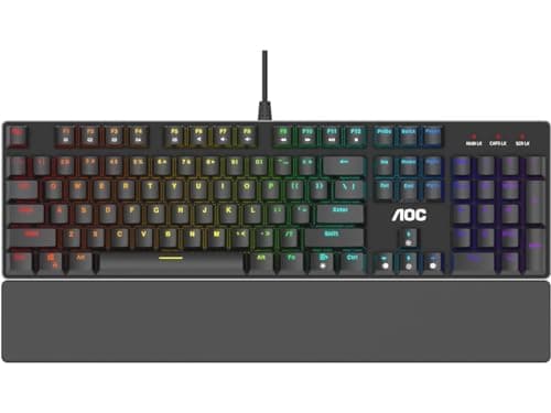 AOC GK500 RGB Outemu Red Wired Gaming Keyboard image