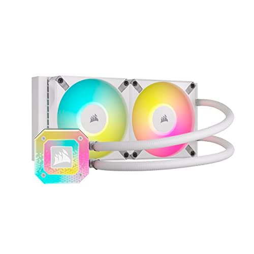 Corsair iCUE H100i ELITE CAPELLIX XT Water 240mm 65.57 CFM White image