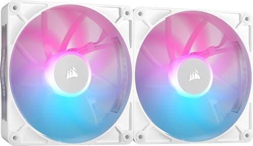 Corsair iCUE LINK RX140 140mm White RGB PWM 2-Pack main image