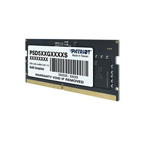 Patriot Signature Line Black SODIMM DDR5-4800 CL46 16GB (1x16GB) image