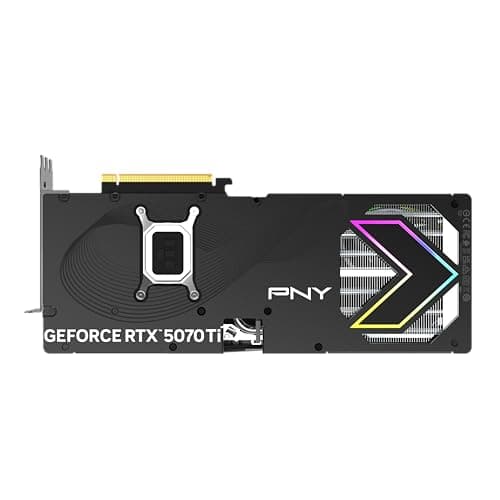 PNY EPIC-X RGB Triple Fan Plus OC GeForce RTX 5070 Ti 16GB GDDR7 Black image