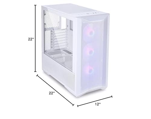 Lian Li Lancool II ATX Mid Tower White with Mesh C RGB and Tempered Glass image