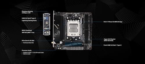 ASRock A620 I LIGHTNING WIFI DDR5 Mini ITX image