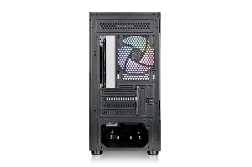 Thermaltake View 170 ARGB MicroATX Mini Tower Black Tempered Glass Side Panel image