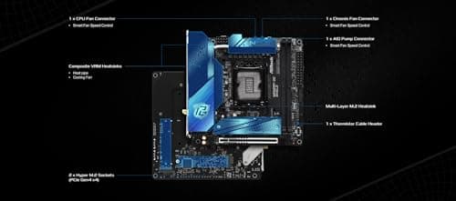 ASRock Z890I Nova WiFi LGA1851 DDR5 Mini ITX image