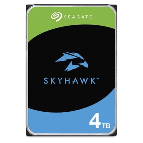 Seagate SkyHawk Surveillance +Rescue 4TB 3.5" HDD 5400RPM SATA Internal image