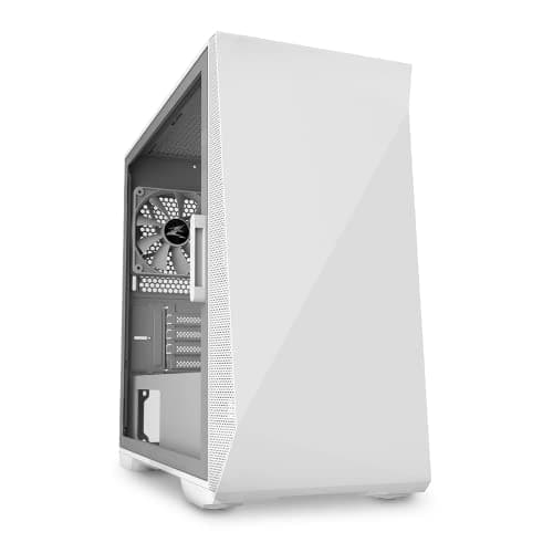 Zalman Z1 Iceberg Micro ATX Mid Tower Black Tempered Glass Side Panel USB 3.2 Gen 1 Type-A USB 2.0 Type-A Front Panel image