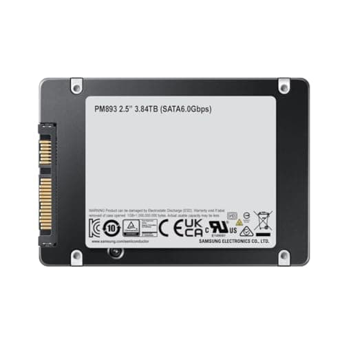 Samsung PM893 3.84 TB SSD 2.5" SATA 6.0 Gb/s image
