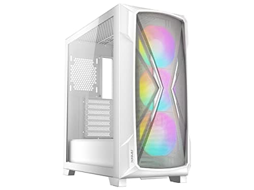 Antec Dark League DP505 White, High-Airflow Mesh Front Panel, 3 x 120mm ARGB Fans, ARGB & PWM Hub, 8 x Rubber Grommets & 3 x Cable Ties, Type-C 3.2 Gen2, GPU Bracket, Mid-Tower E-ATX Gaming Case image